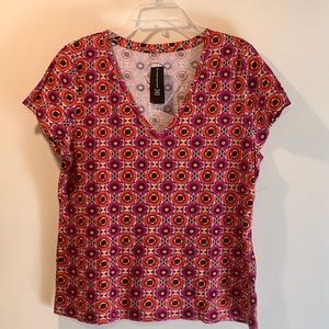 inc International Concepts short sleeve cotton top